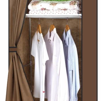 CL-70+Clothes+Wardrobe+with+Fabric+Cover